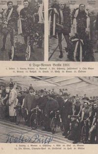 Ansichtskarte vom Berliner Sechstagerennen 1911