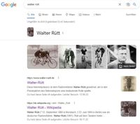 Walter Rütt bei Google